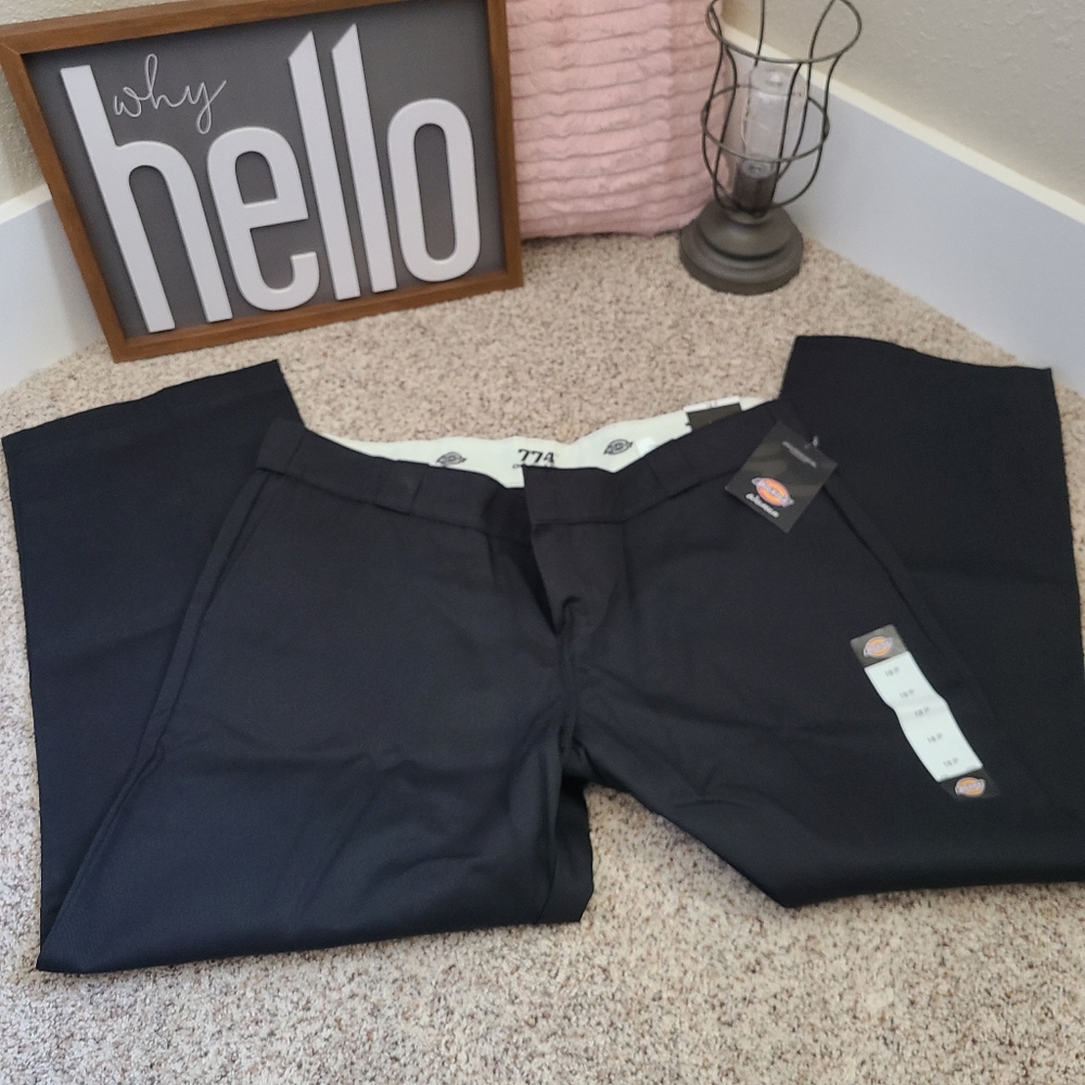 Womens Dickies Low Rise Staright Leg Work Pant Size 18 P